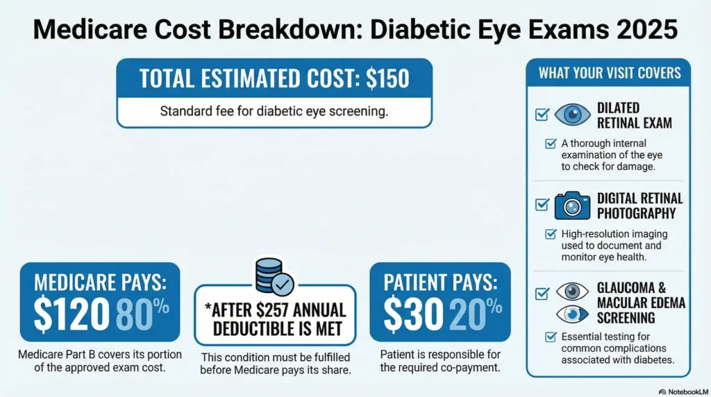 Medicare Part B Cost Breakdown for Diabetic Eye Exams 2025